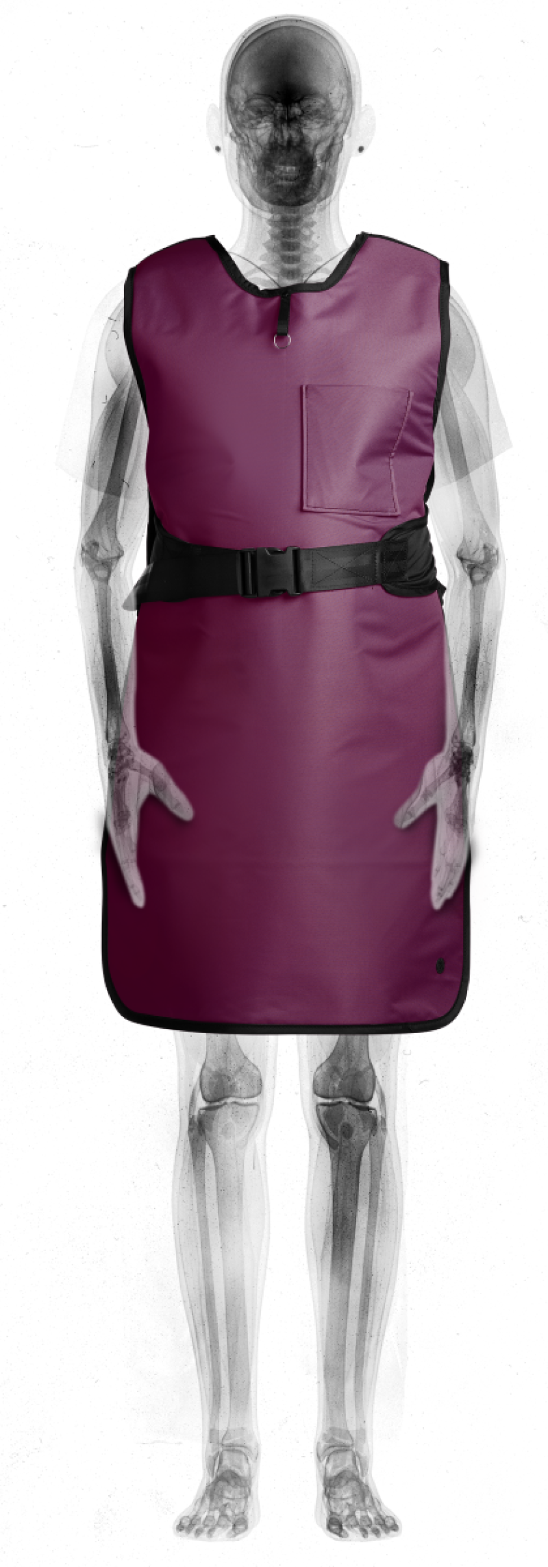A10 - Frontal Apron with Crisscross Stretch Back