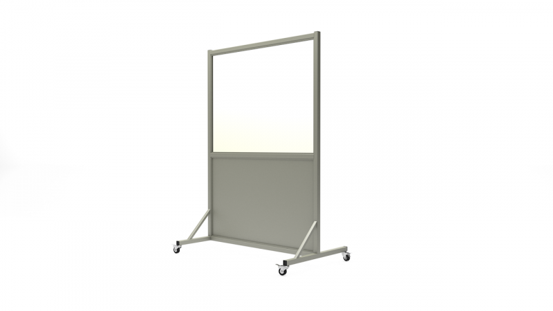 Mobile Leaded Barrier with 48”W x 30”H Window | 56-616