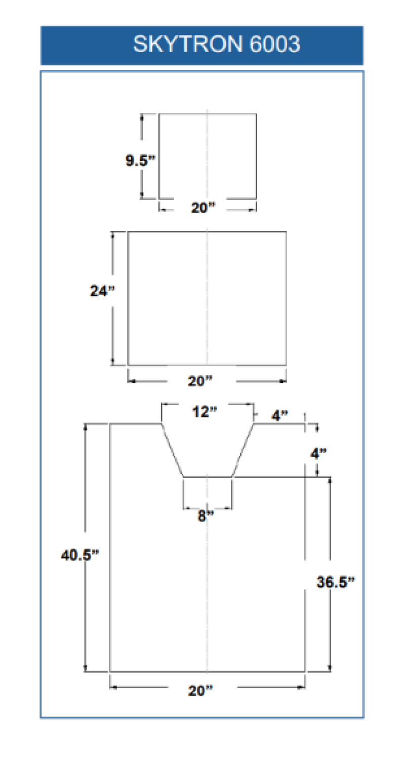 SKYTRON 6003 (3 Piece Table Pad Set)