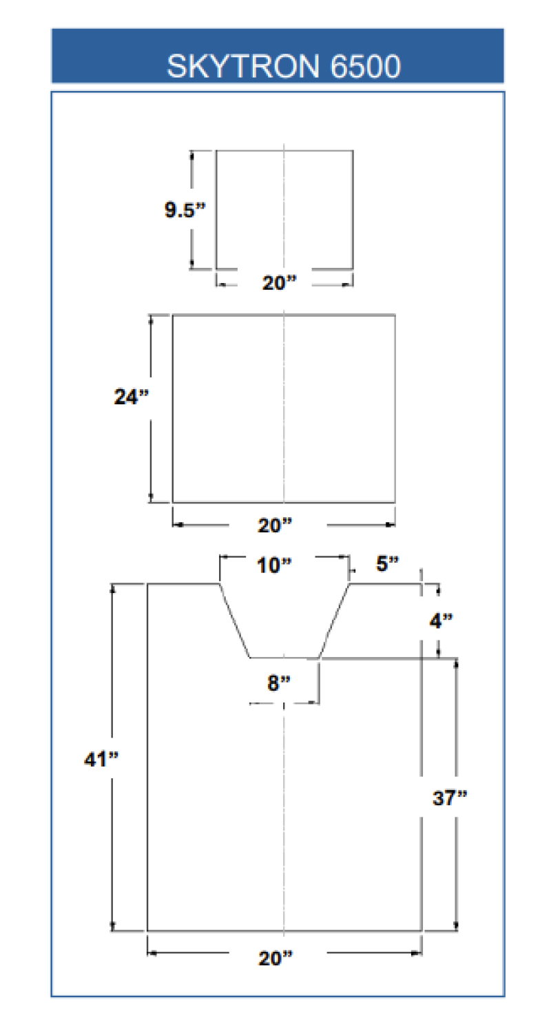 SKYTRON 6500 (3 Piece Table Pad Set)