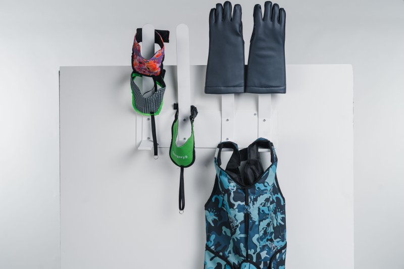 WR11 Wall Mounted Hook Rack