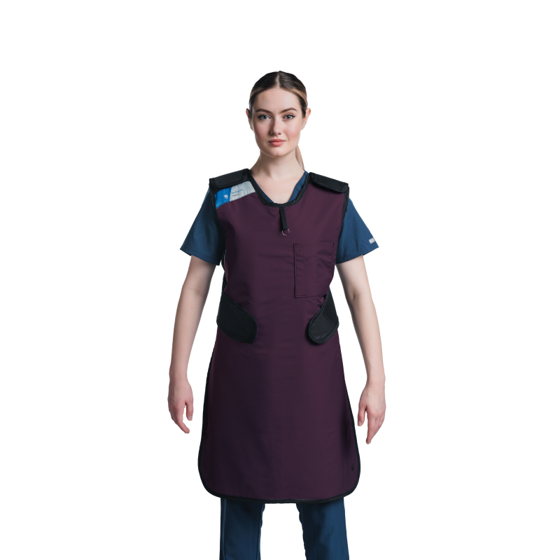 Enhanced - 601 - Frontal Apron with Hook & Loop Shoulder Closure 