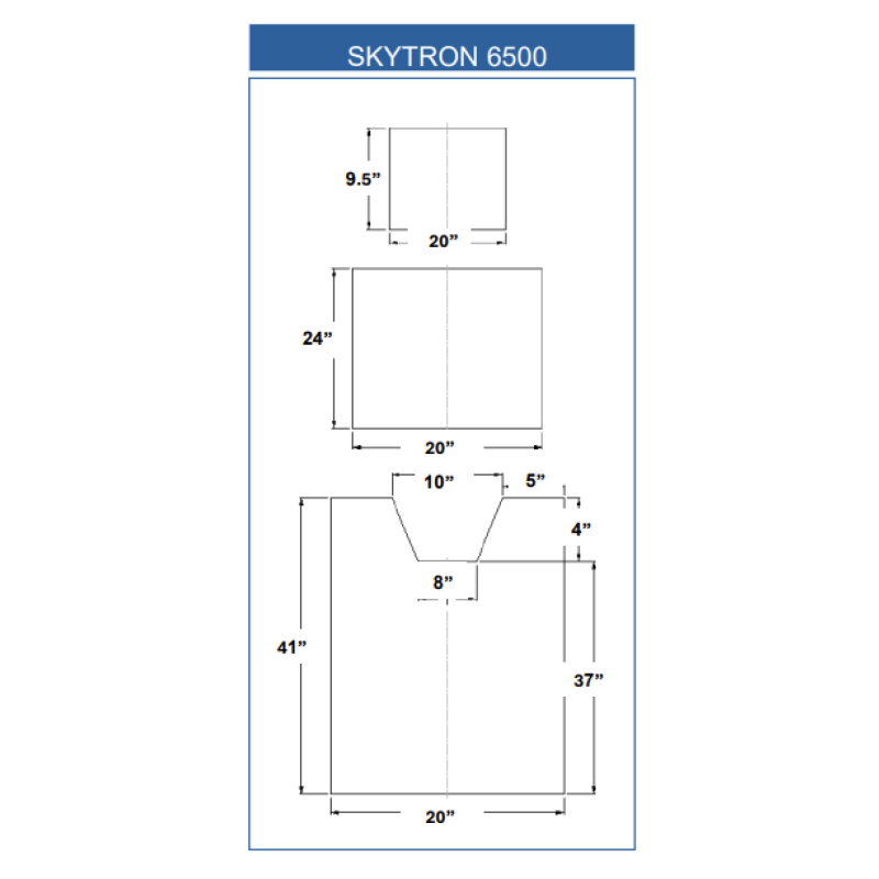 SKYTRON 6500 (3 Piece Table Pad Set)