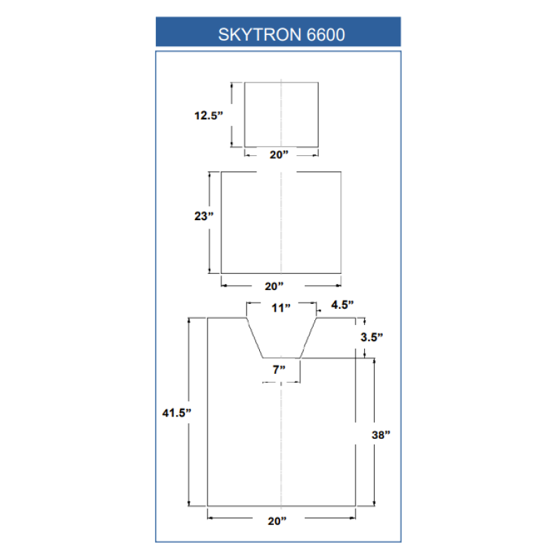 SKYTRON 6600 (3 Piece Table Pad Set)