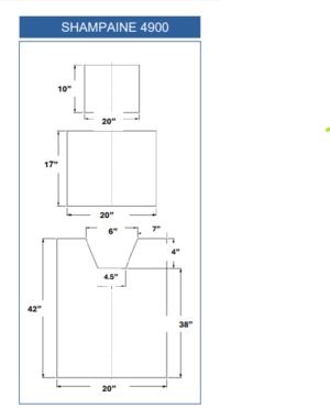 SHAMPAINE 4900 (3Piece Table Pad Set)-0