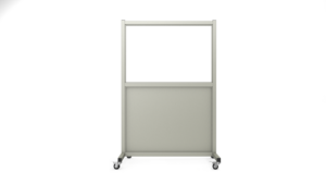 Mobile Leaded Barrier with 36”W x 24”H Window | 56-602-0