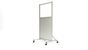 Mobile Leaded Barrier with 30”W x 24”H Window | 56-603-0