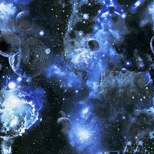 Fabrics - Fashion Patterns - 1268 Blue Space