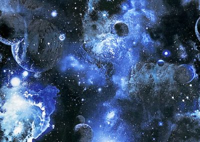 Fabrics - Fashion Patterns - 1268 Blue Space