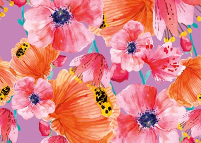 Fabrics - Fashion Patterns - 1200 In Bloom Lavender