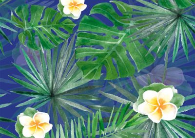 Fabrics - Fashion Patterns - 1219 On Island Time Blue