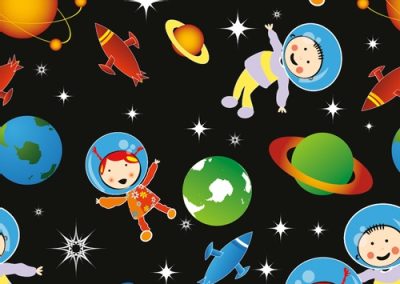 Fabrics - Fashion Patterns - 1254 Space Kids