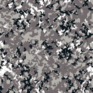 Fabrics - Fashion Patterns - 1266 Digital Gray Camo