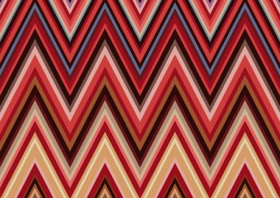 Fabrics - Fashion Patterns - 1273 Fashion Sunset Zig Zag