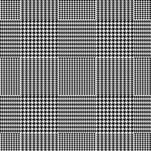 Fabrics - Fashion Patterns - 1276 Classic B&W Houndstooth