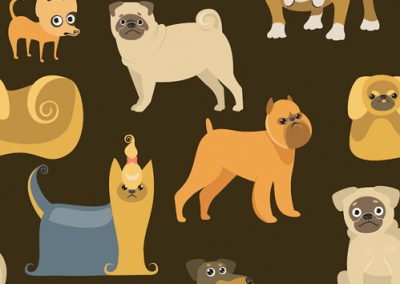 Fabrics - Fashion Patterns - 4940 Dogs