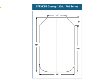 STRYKER GURNEY Series 1210, 1211, 1710, 1711 Series (1 Piece)-0