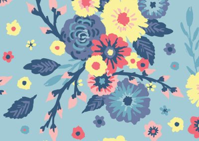 Fabrics - Fashion Patterns - 1303 Floral Majestic