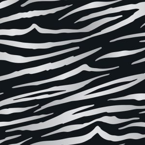 Fabrics - Fashion Patterns - 1306 Tiger Silver