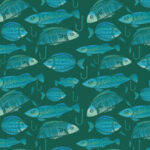 #1230 - Take The Bait - Dark Teal